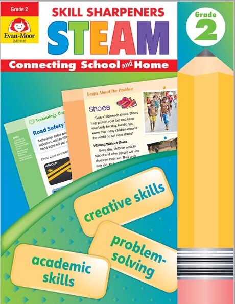 [Evan-Moor] Skill Sharpeners : STEAM 2 (Student Book + CD)